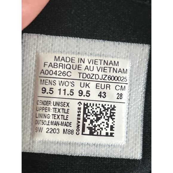 Converse Men’s 9.5 Chuck Taylor All Star CX High Marbled Blue Black sneaker shoe - Picture 6 of 9